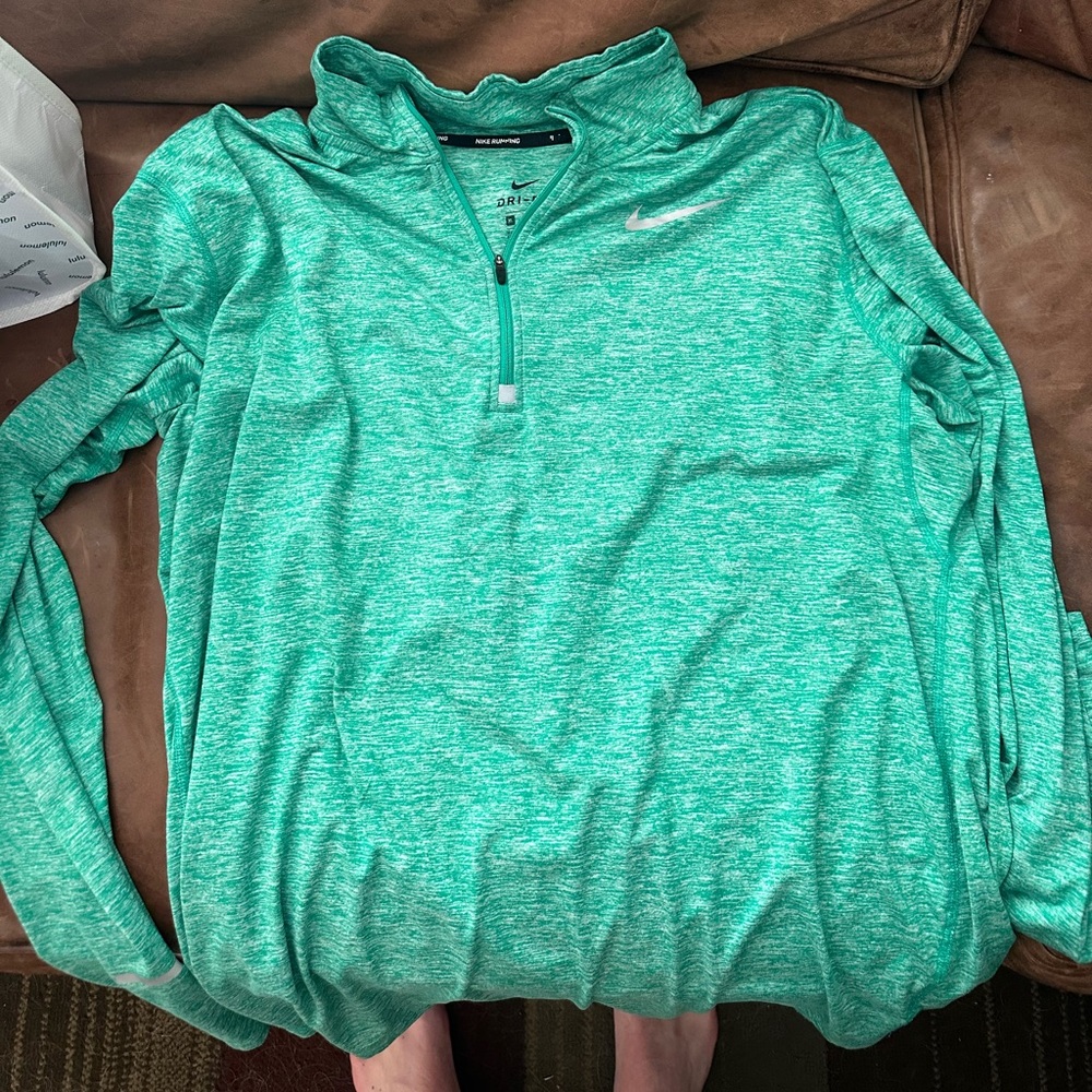 COPY - green nike quarter zip